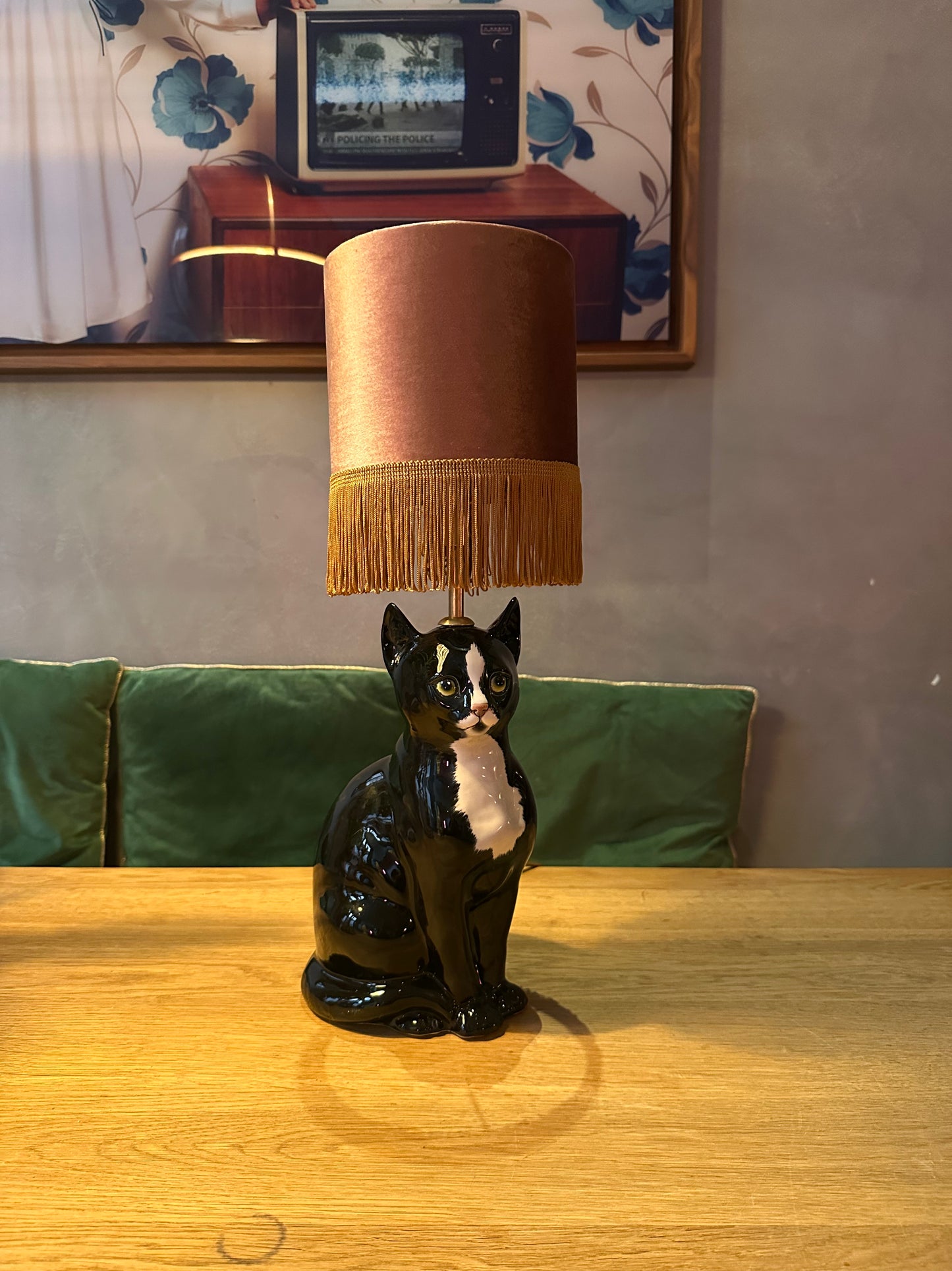 Black Cat Table Lamp