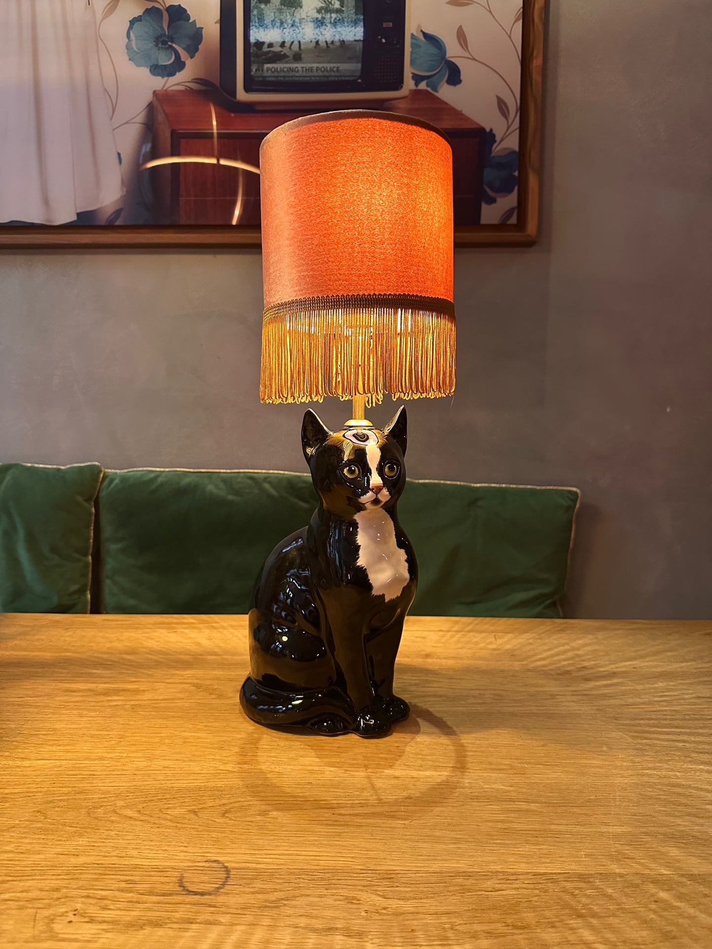 Black Cat Table Lamp